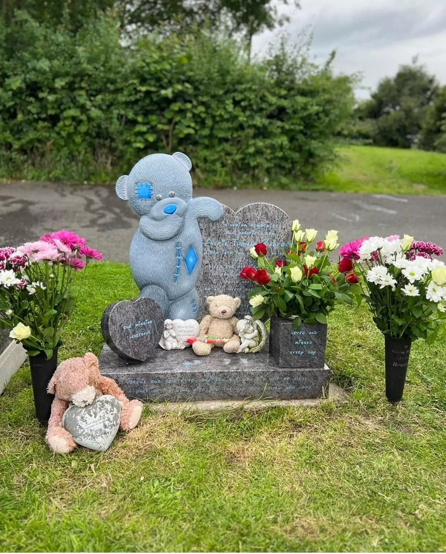 Sue shared a tribute to stillborn son Alfie on Instagram.