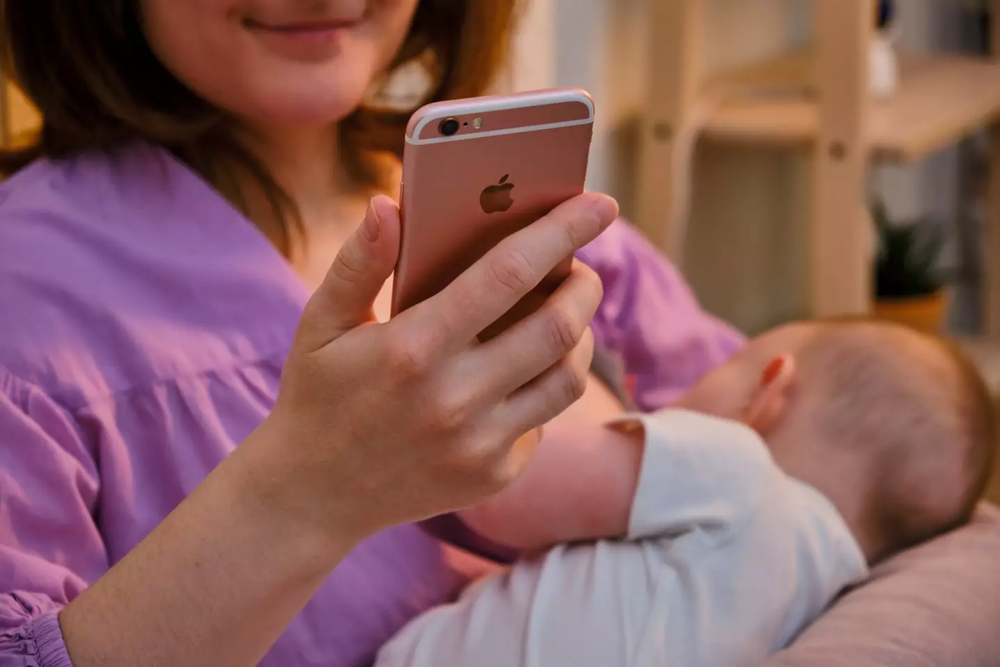 You can use sound recognition on your iPhone to hear your baby crying (