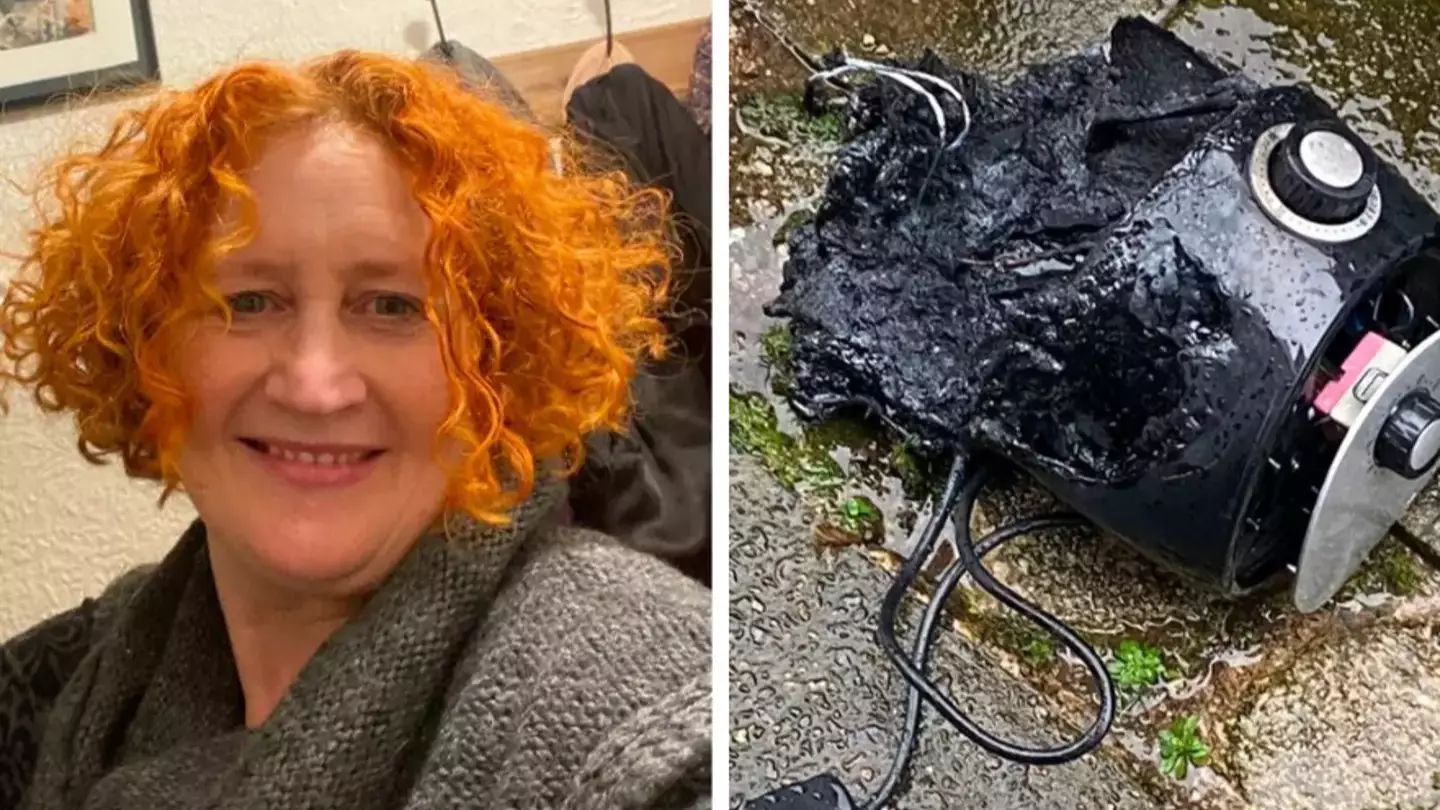 Mum left terrified after air fryer suddenly burst into flames