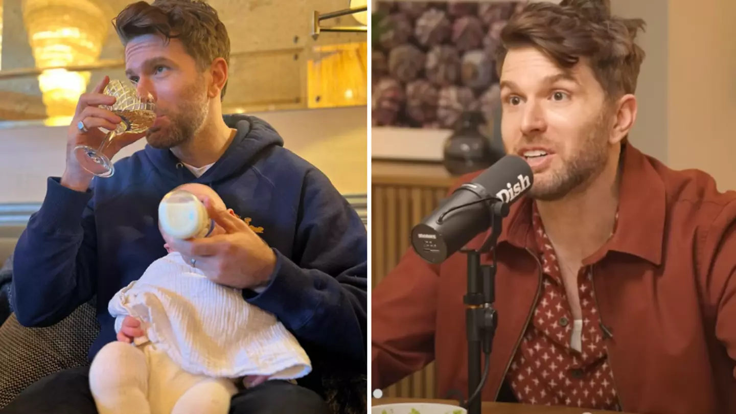 Joel Dommett reveals very honest reason why he nearly missed birth of his first child 