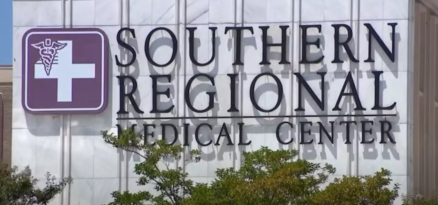 Jessica and Treveon went to Southern Regional Medical Center on 9 July for their baby's birth.