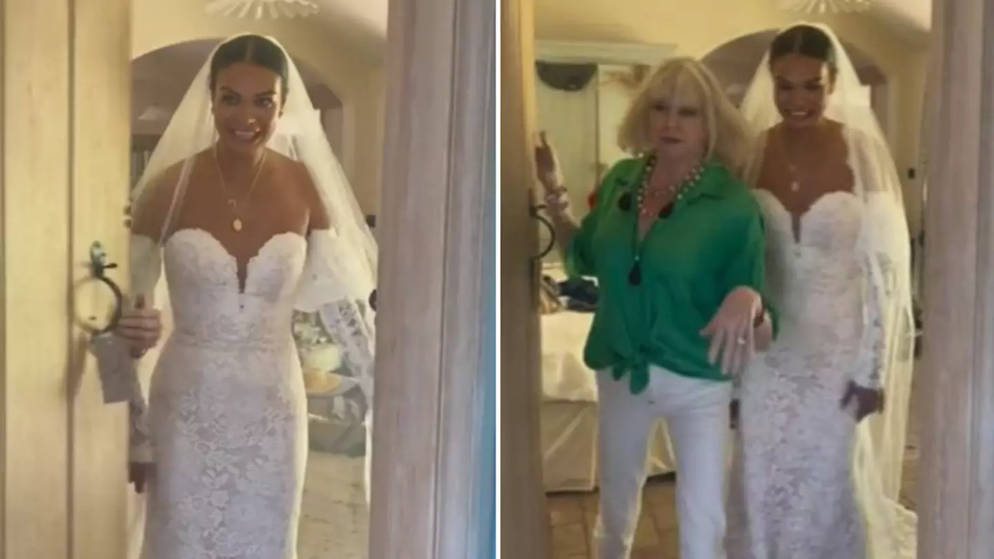 Bride horrified after mum ruins her wedding dress reveal