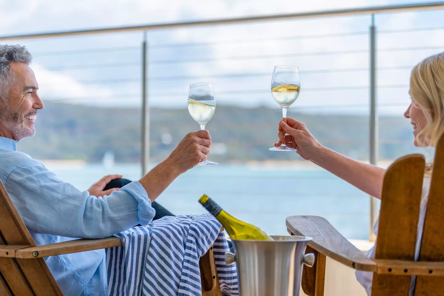 Guests will only be allowed to bring up to one litre of wine or Champagne on board. (courtneyk / Getty Images)