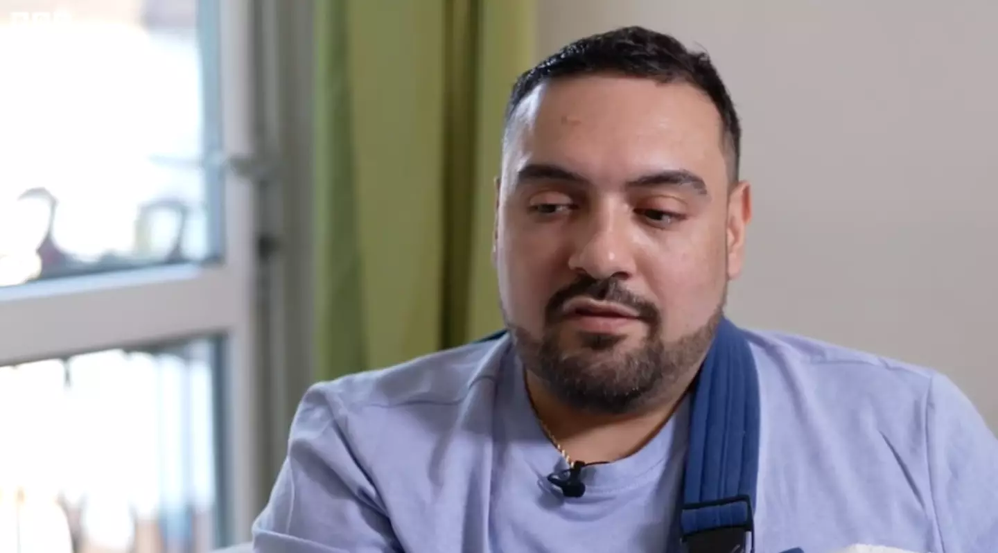 Hainault survivor Henry De Los Rios Polania thought he was going to die. (BBC News)