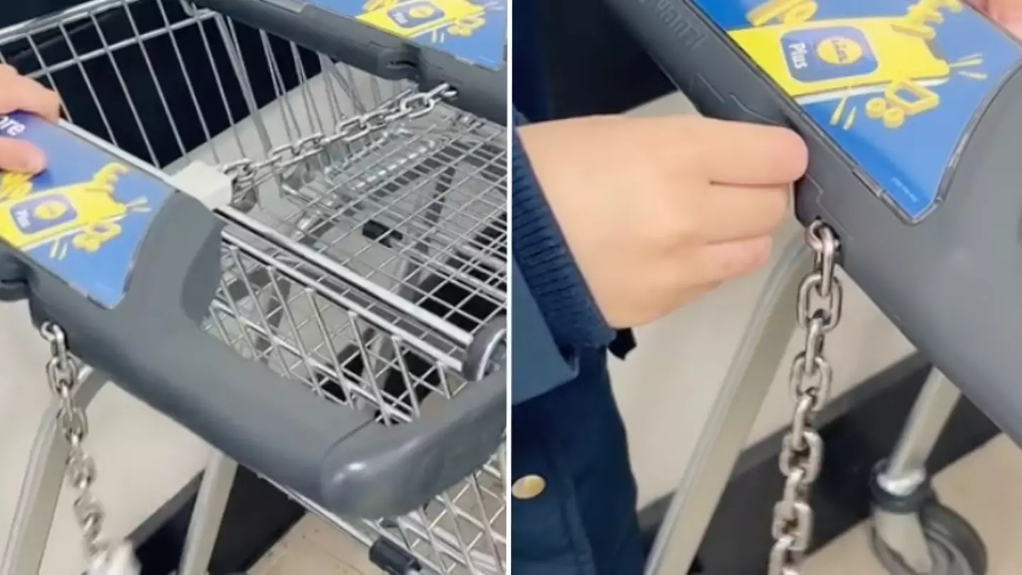 Woman leaves people stunned after revealing genius supermarket trolley hack without needing £1