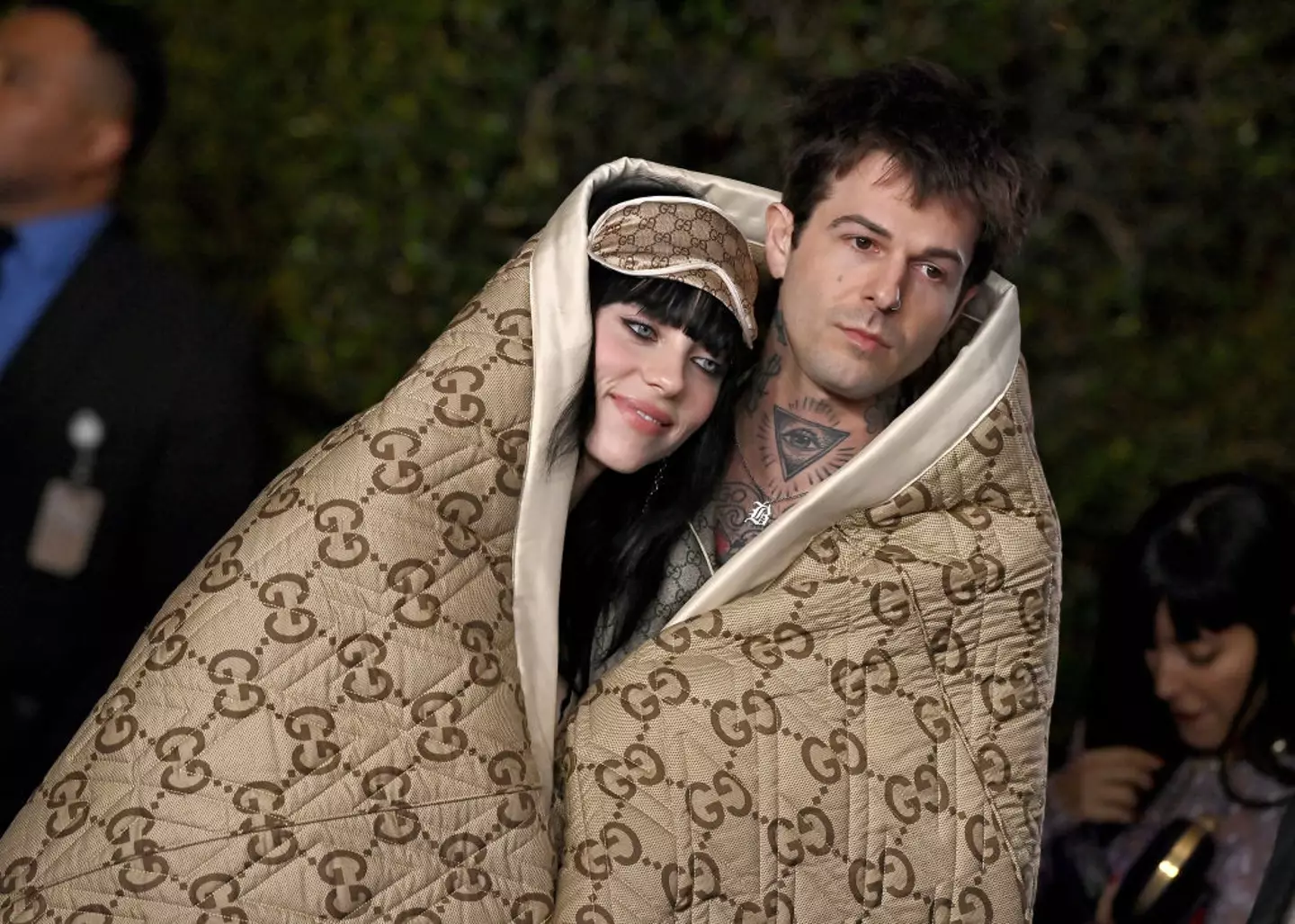 Billie Eilish and Jesse Rutherford appeared to poke fun at their age difference. (Axelle/Bauer-Griffin/FilmMagic)