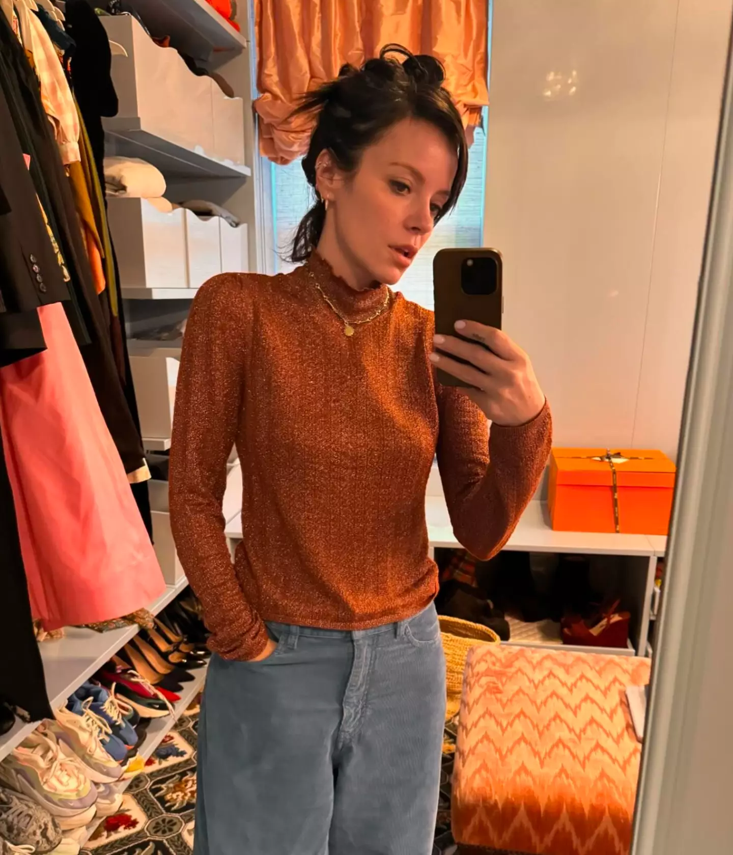 The 'Smile' singer revealed she would be leaving 'everything' to her and Sam Cooper's children. (Instagram/@lilyallen)