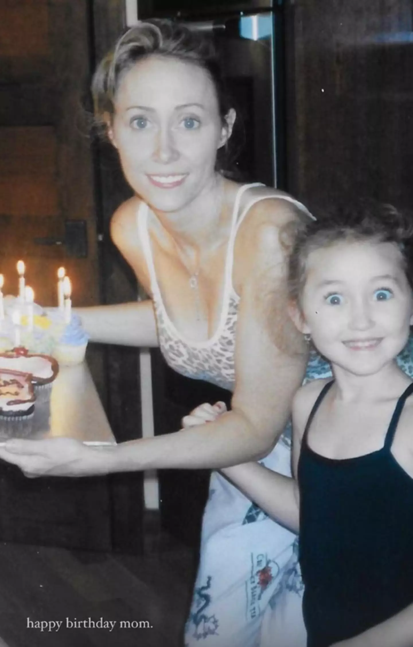Noah Cyrus appeared to quash the drama in a Happy Birthday post for her mum. (Instagram/@noahcyrus)