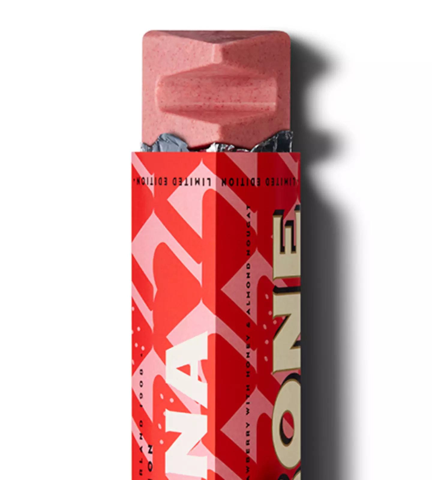 Toblerone have launched a limited edition pink chocolate bar for Valentine's Day.