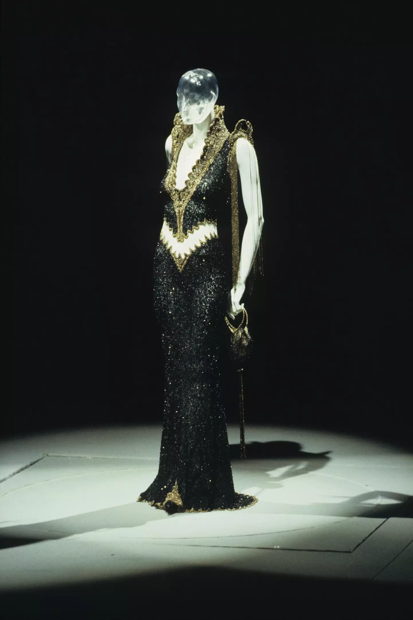 The Alexander McQueen dress made its debut in 1999. (Giovanni Giannoni/WWD/Penske Media via Getty Images)