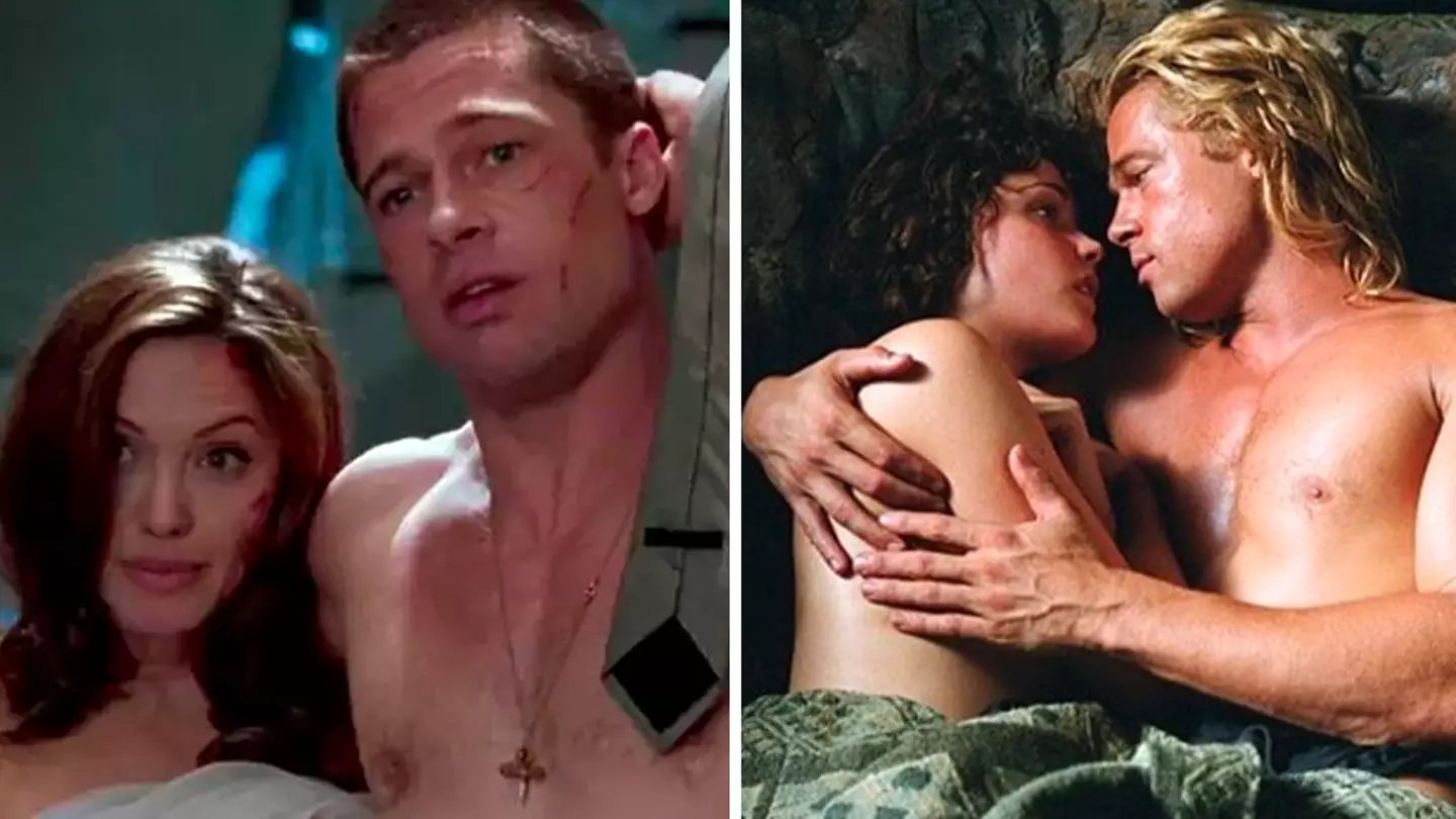 Brad Pitt admits he has one favourite on-screen sex scene