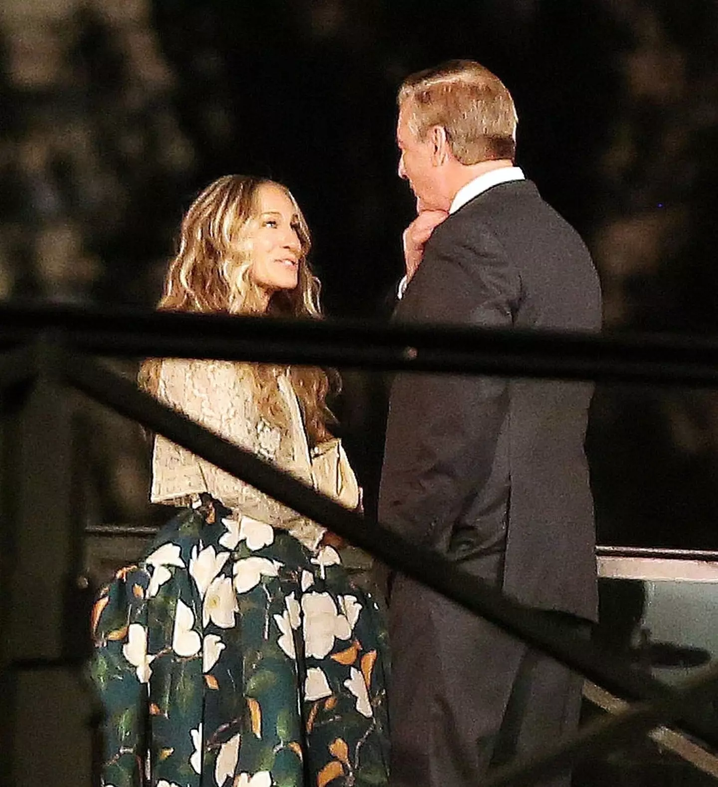 SJP and Noth were spotted filming out in Paris last year (