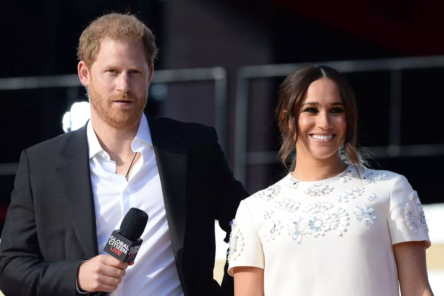 Harry and Meghan both speak out in the series.