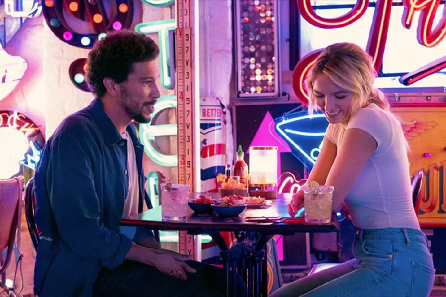 Jodie Comer and Joel Fry star in the 2023 film. (Netflix)