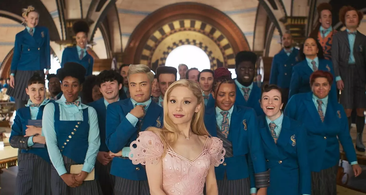 Ariana plays Glinda the Good in the upcoming movie adaptation of Wicked. (Universal Pictures - © Universal Studios. All Rights Reserved/IMDB)