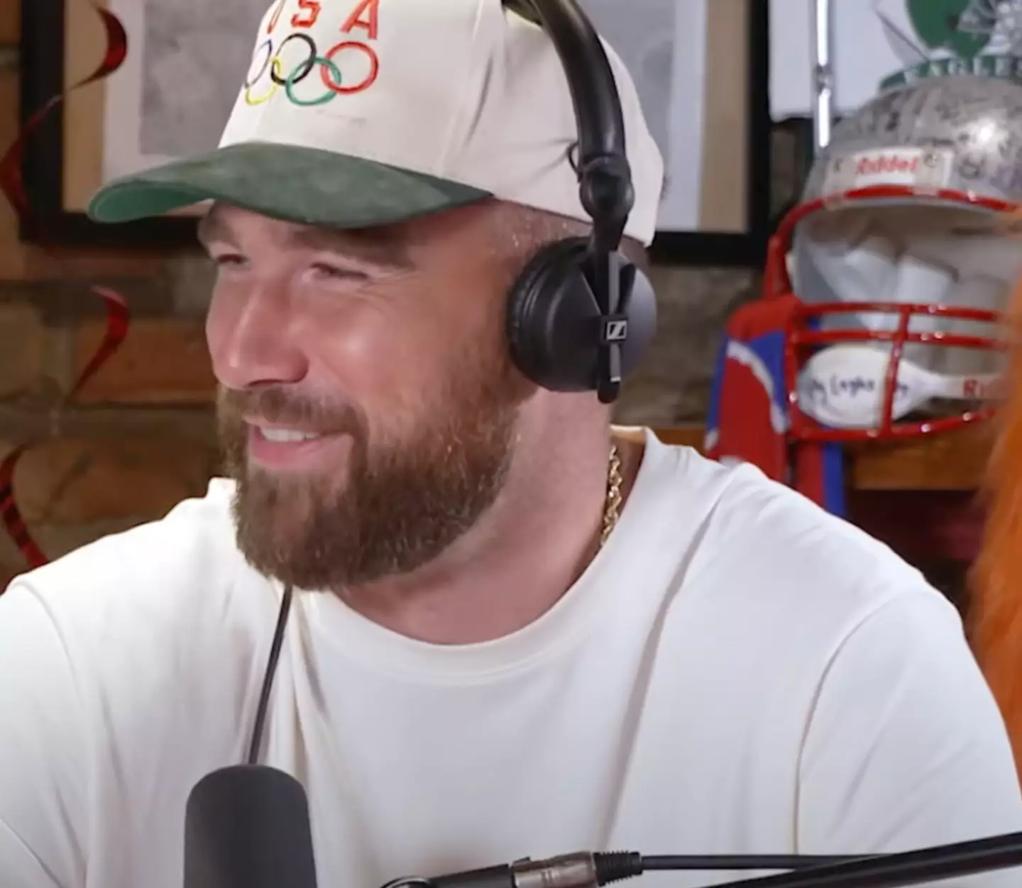 Travis and Jason Kelce revealed everything about the royal encounter. (YouTube/New Heights)