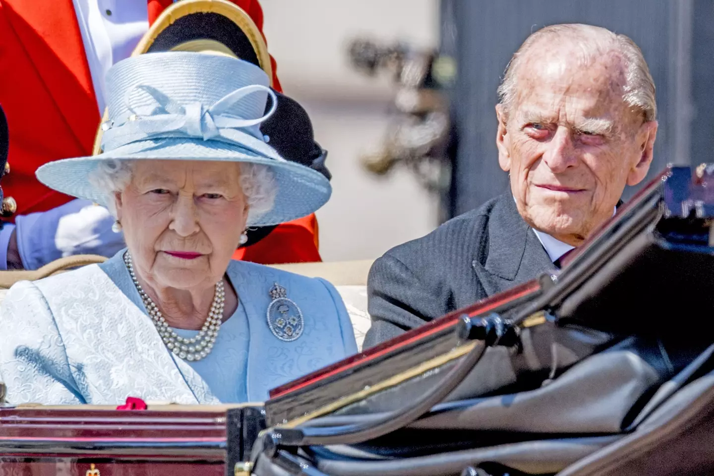 The Queen and the Duke of Edinburgh.