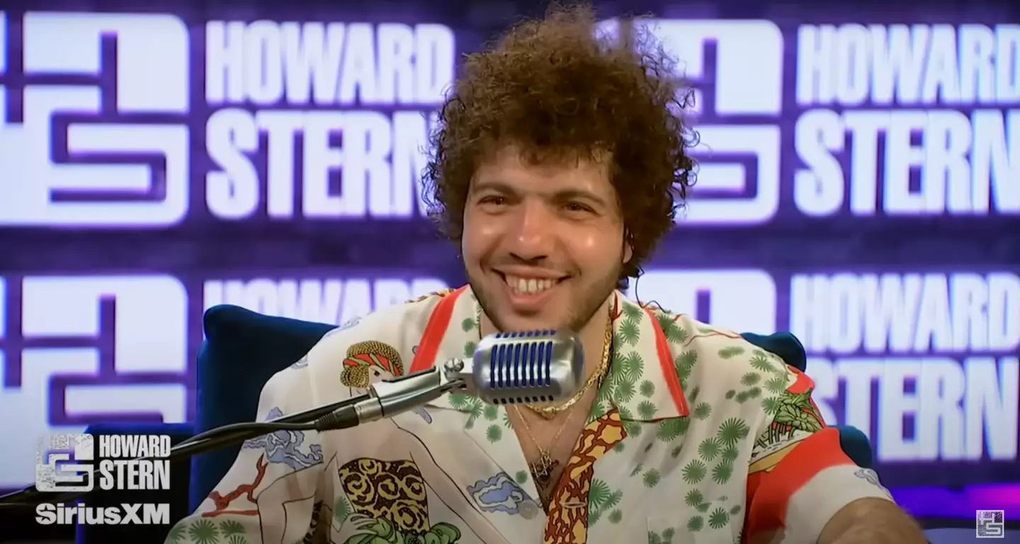 Benny Blanco opened up about how happy he is with Selena Gomez. (The Howard Stern Show)