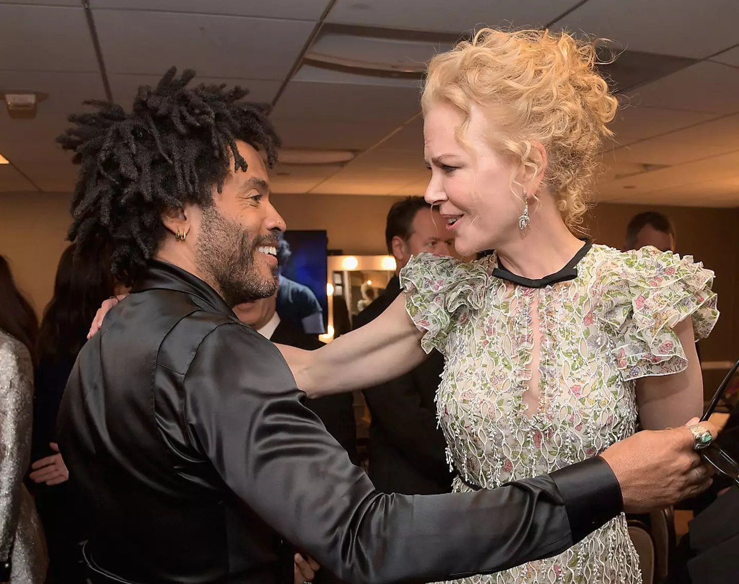 The Moulin Rouge star and Lenny Kravitz were once engaged following her split from Tom Cruise. (Charley Gallay / Stringer / Getty Images)