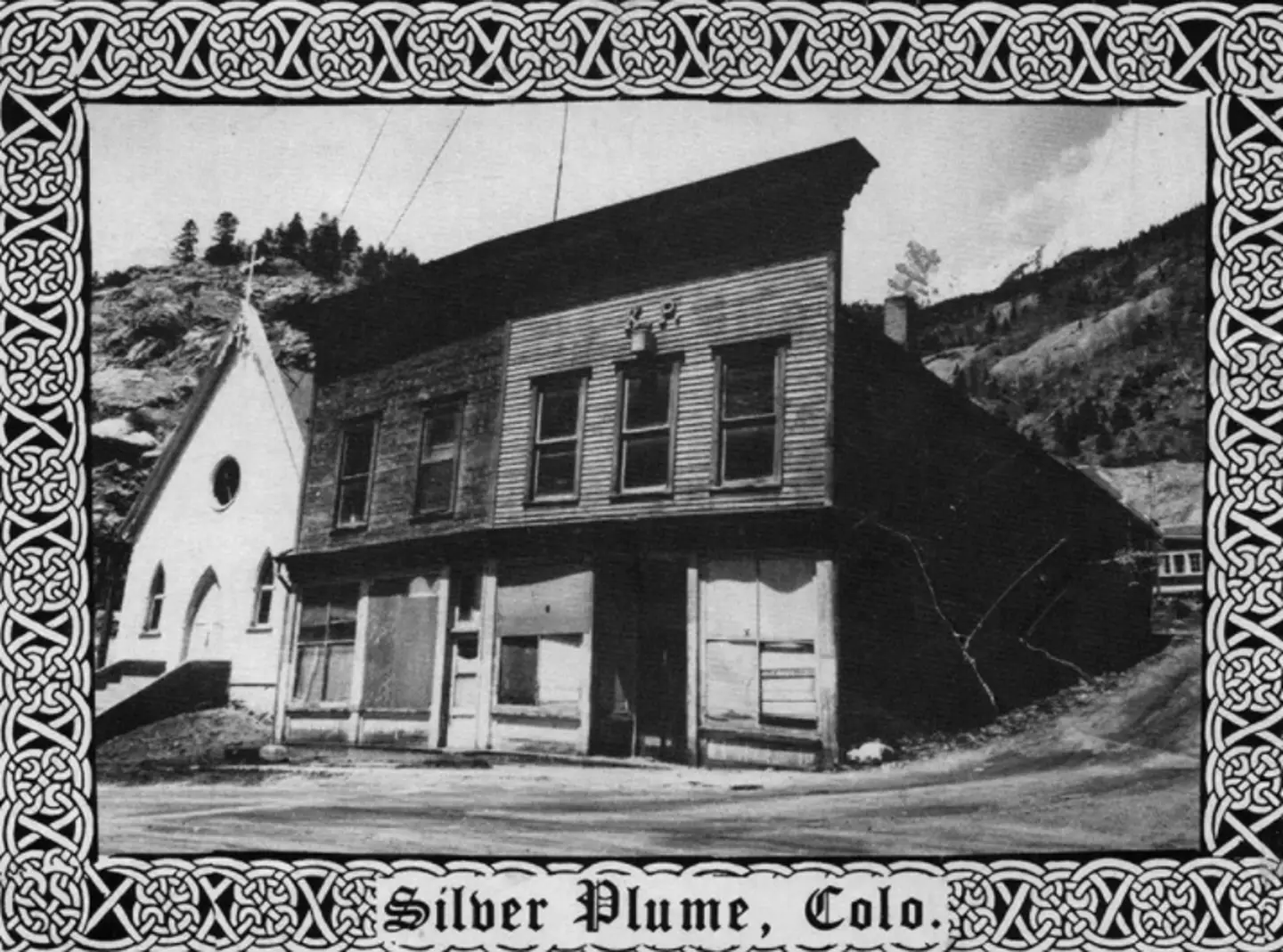 Reinhard sold Silver Plume postcards in his summer antiques shop. [