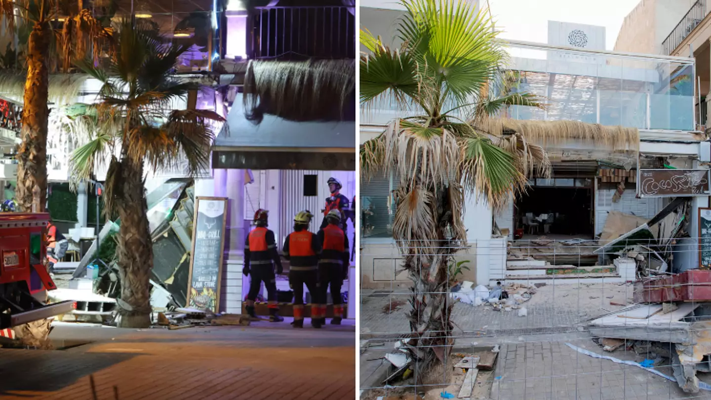 Officials confirm four people left dead and 16 injured after Majorca beach club collapses