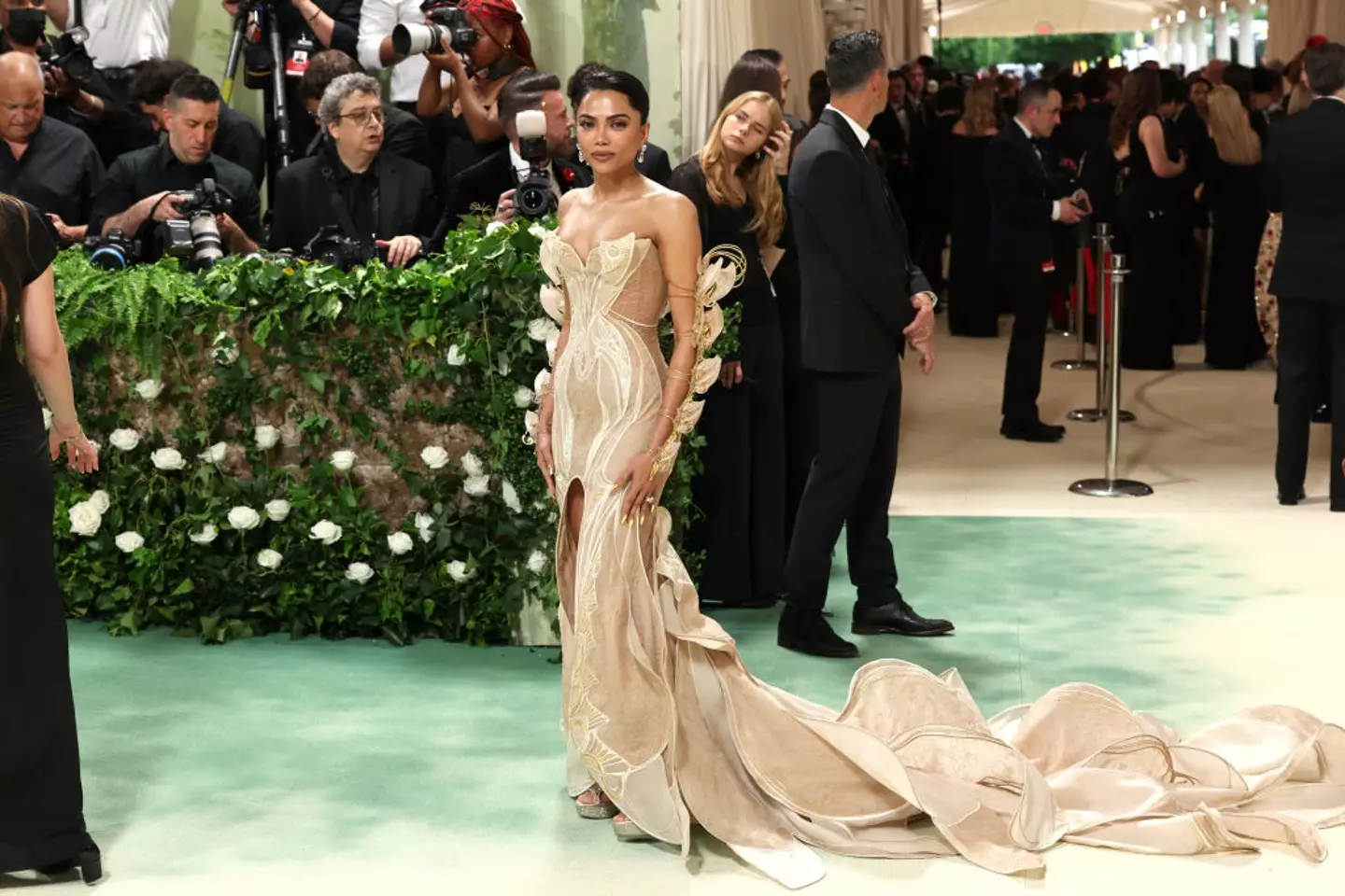 Mona Patel stole the show at the Met Gala. Marleen Moise/Getty Images