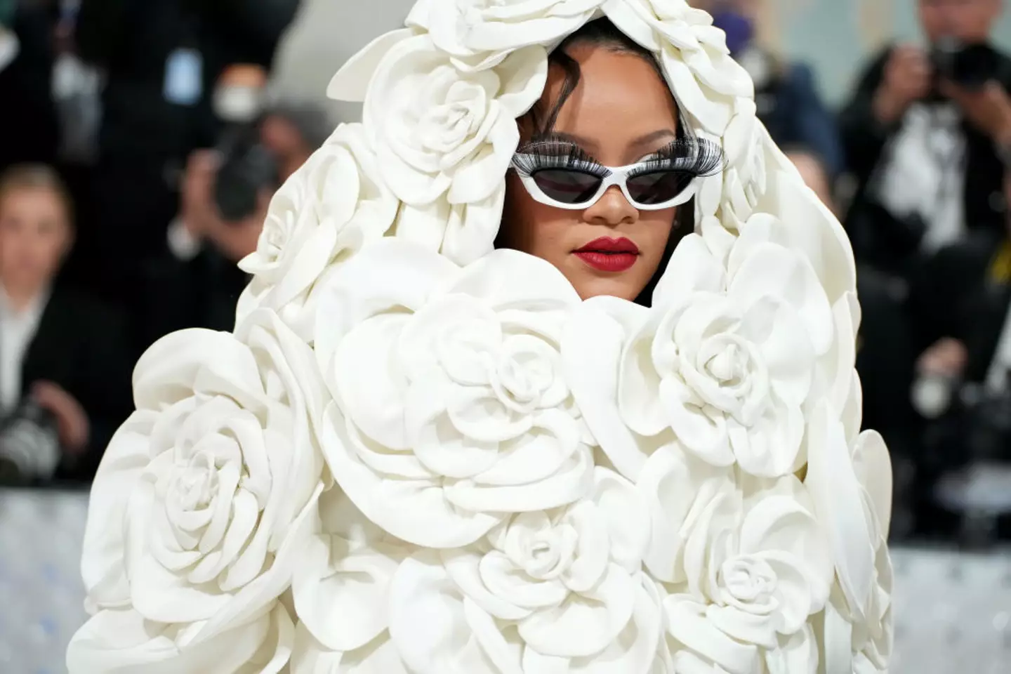 Rihanna was nowhere to be seen at this year's Met Gala. (Jeff Kravitz / Contributor / Getty Images)