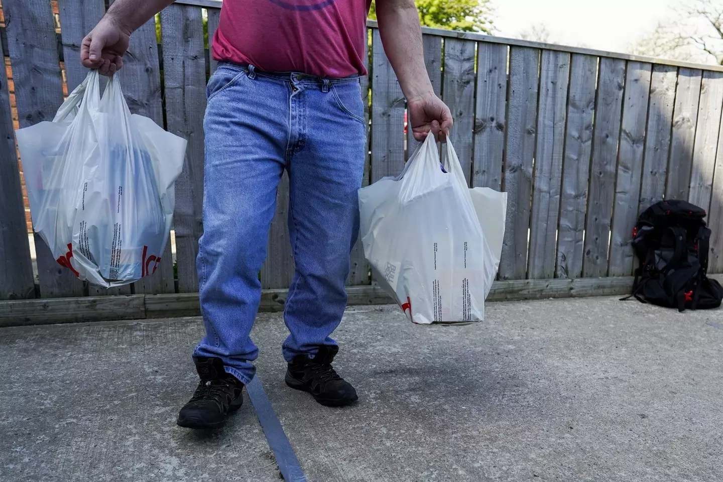 The Reddit user discovered her husband had been using food banks. (Bloomberg Creative/Getty)