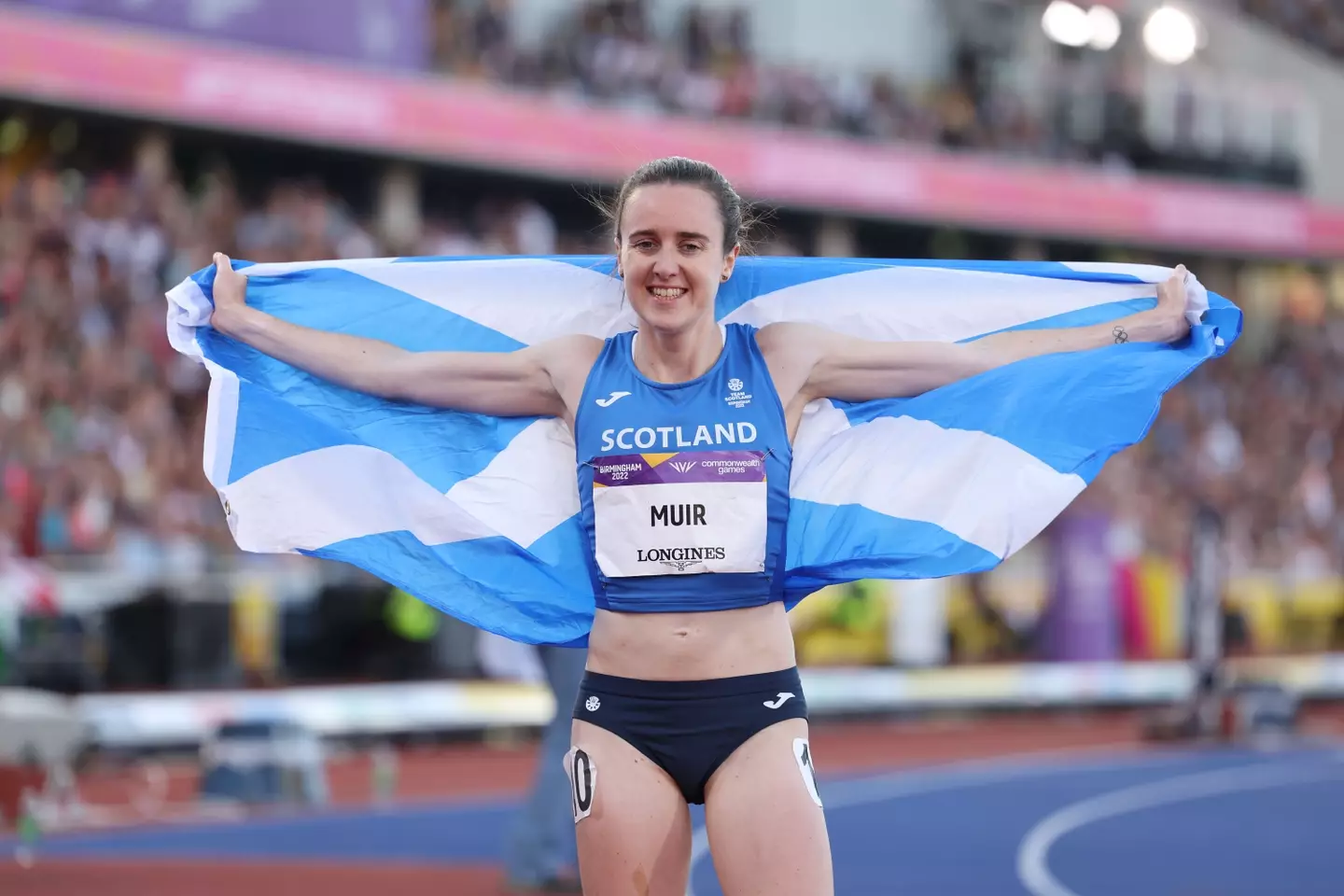 Scotland's Laura Muir secured victory after winning the 1500 metres.