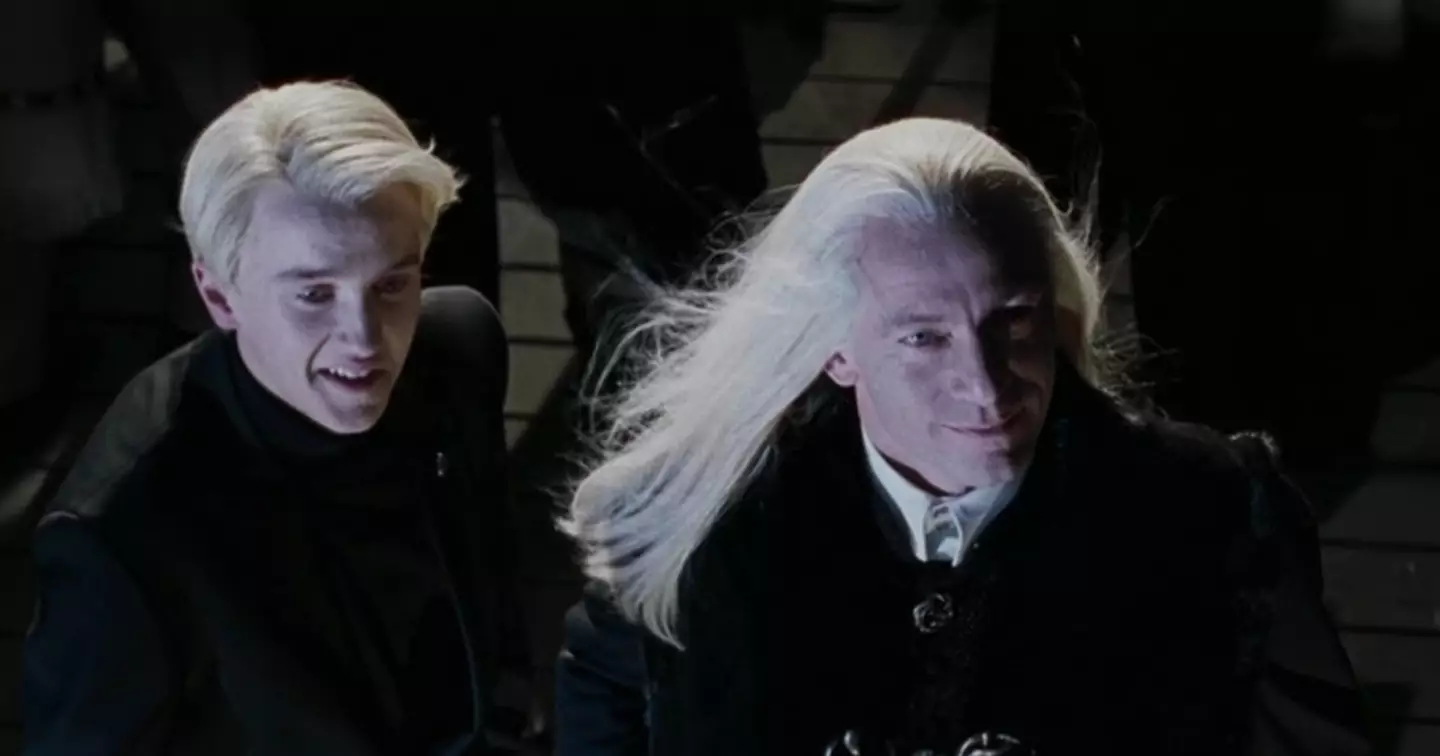 Jason Isaacs played Draco's vicious father (