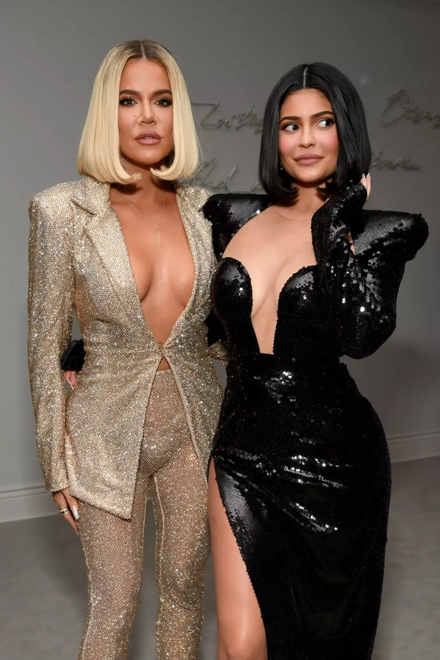 Kourtney Kardashian and Kylie Jenner. (Kevin Mazur/Getty Images for Sean Combs)