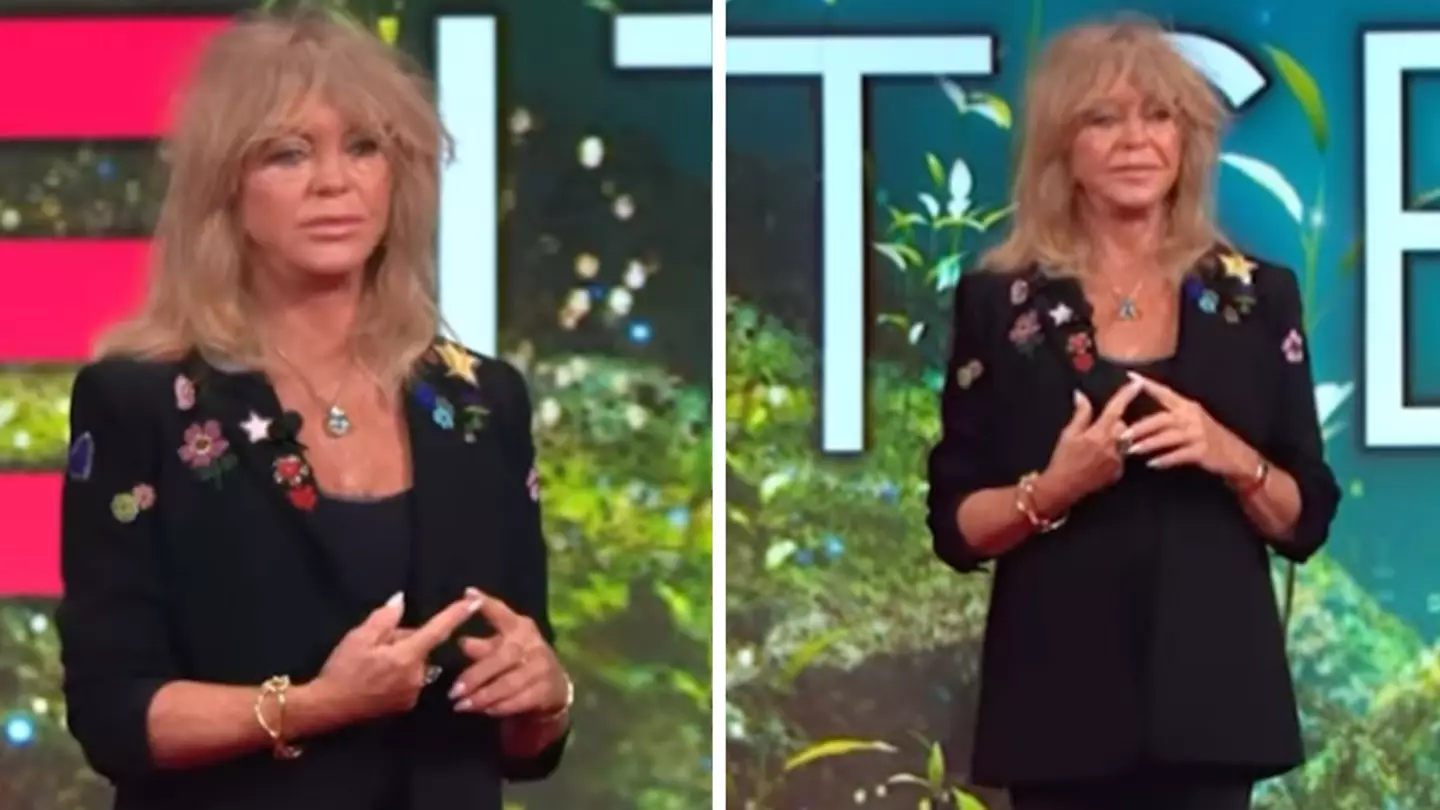 Goldie Hawn Emotionally Speaks Out About Children's Mental Health