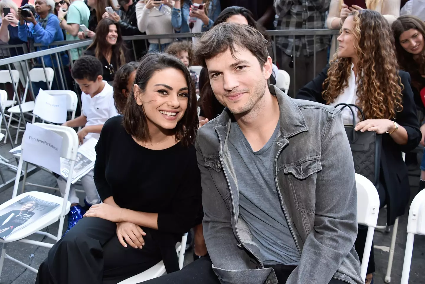 Ashton Kutcher and Mila Kunis admitted to not bathing their kids regularly. (Alberto E. Rodriguez/Getty Images)