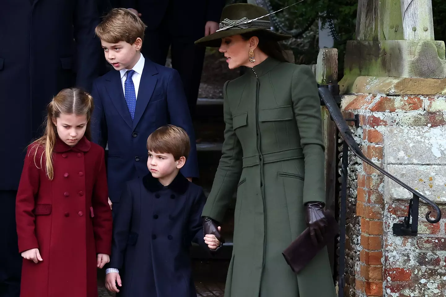 The Princess of Wales with her three children, Prince George, Princess Charlotte and Prince Louis (Stephen Pond/Getty Images)