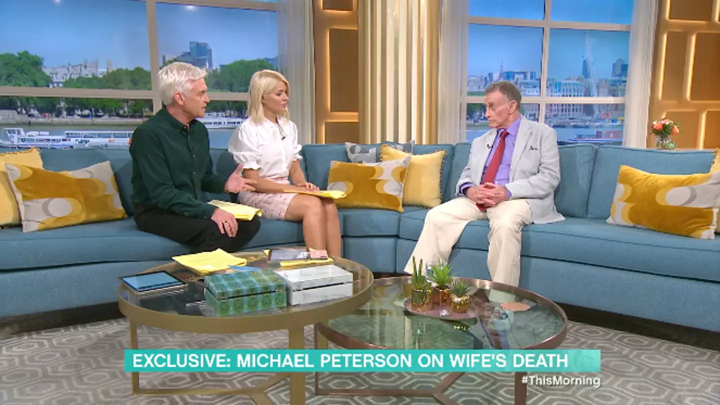 Michael appeared on the ITV morning show after becoming the subject of a hugely popular Netflix documentary series, The Staircase (ITV).