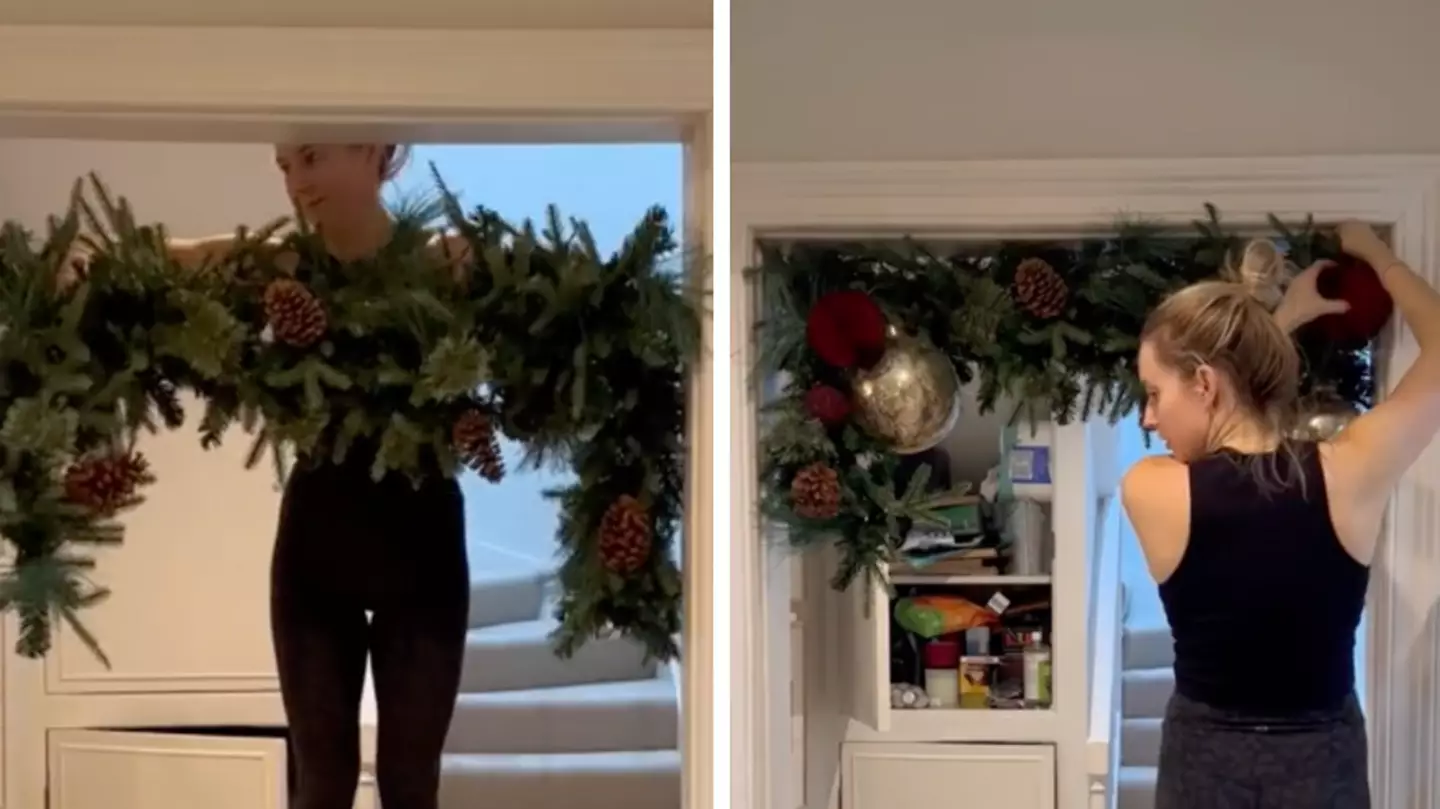 Woman shares easy £3 hack for 'perfect' Christmas garland