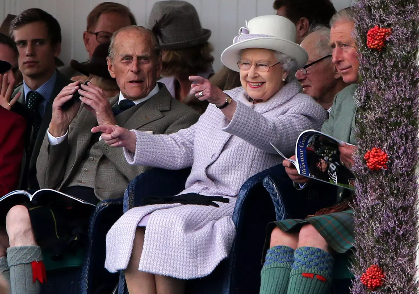 The Queen and Prince Philip in 2012.