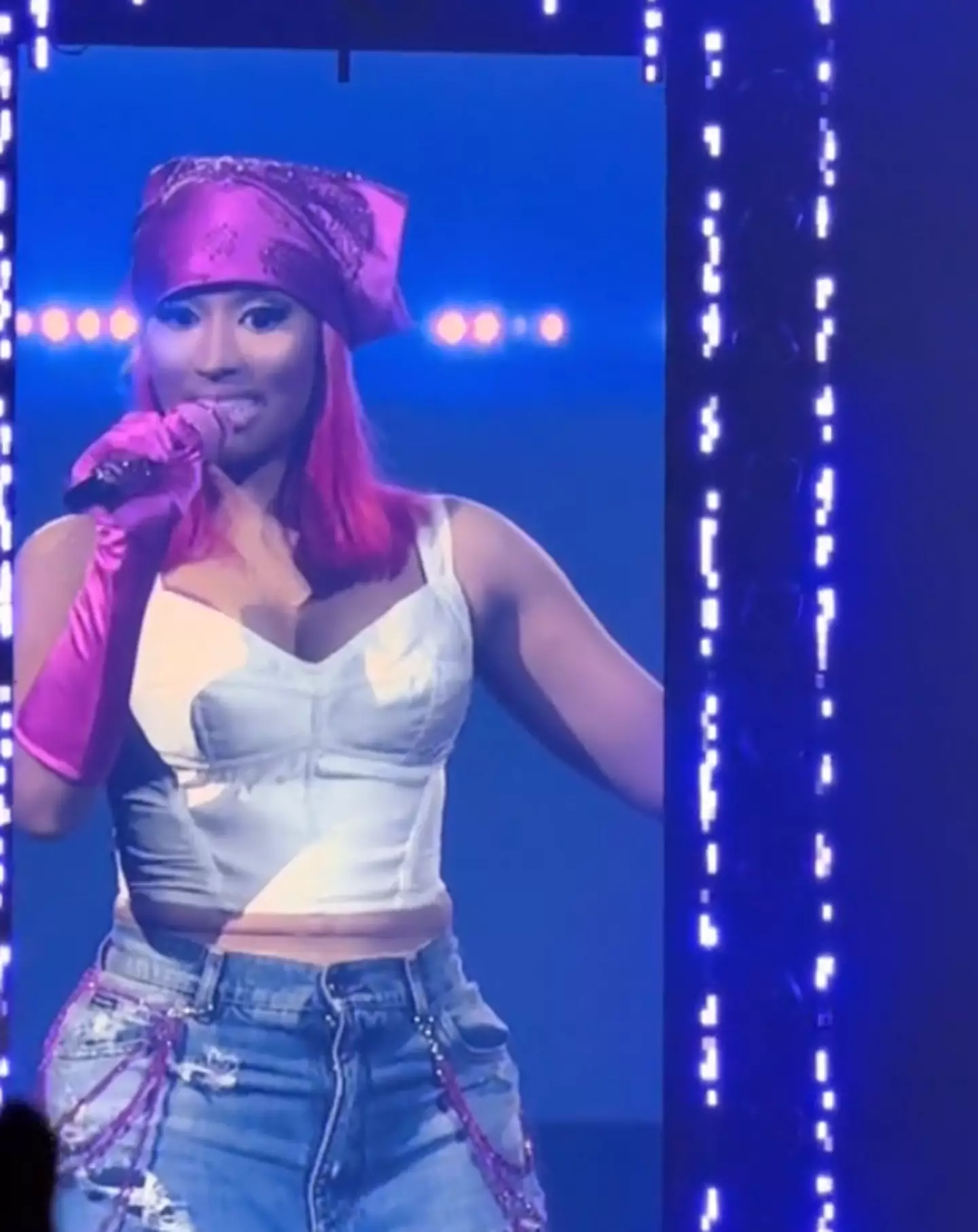 Nicki Minaj baffled fans after making an unexpected Royal Family shoutout. (TikTok/@jameliaa_x)