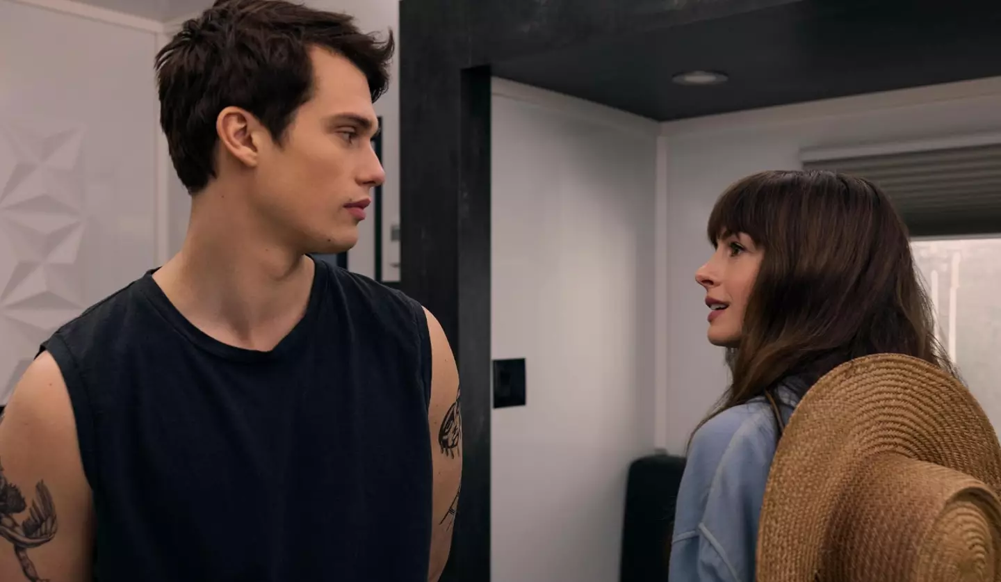 Anne Hathaway stars opposite Nicholas Galitzine in The Idea of You (Amazon Prime)