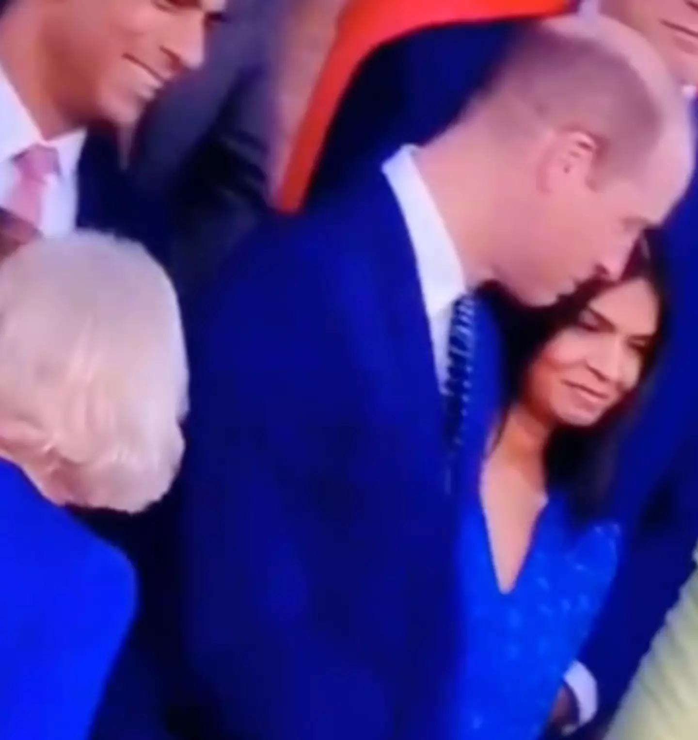 Prince William did not bow to Camilla.