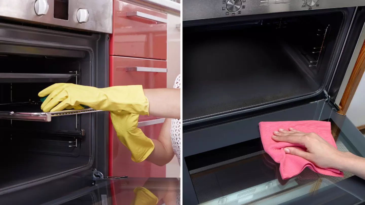 Woman shares genius hack to clean an entire oven in just five minutes