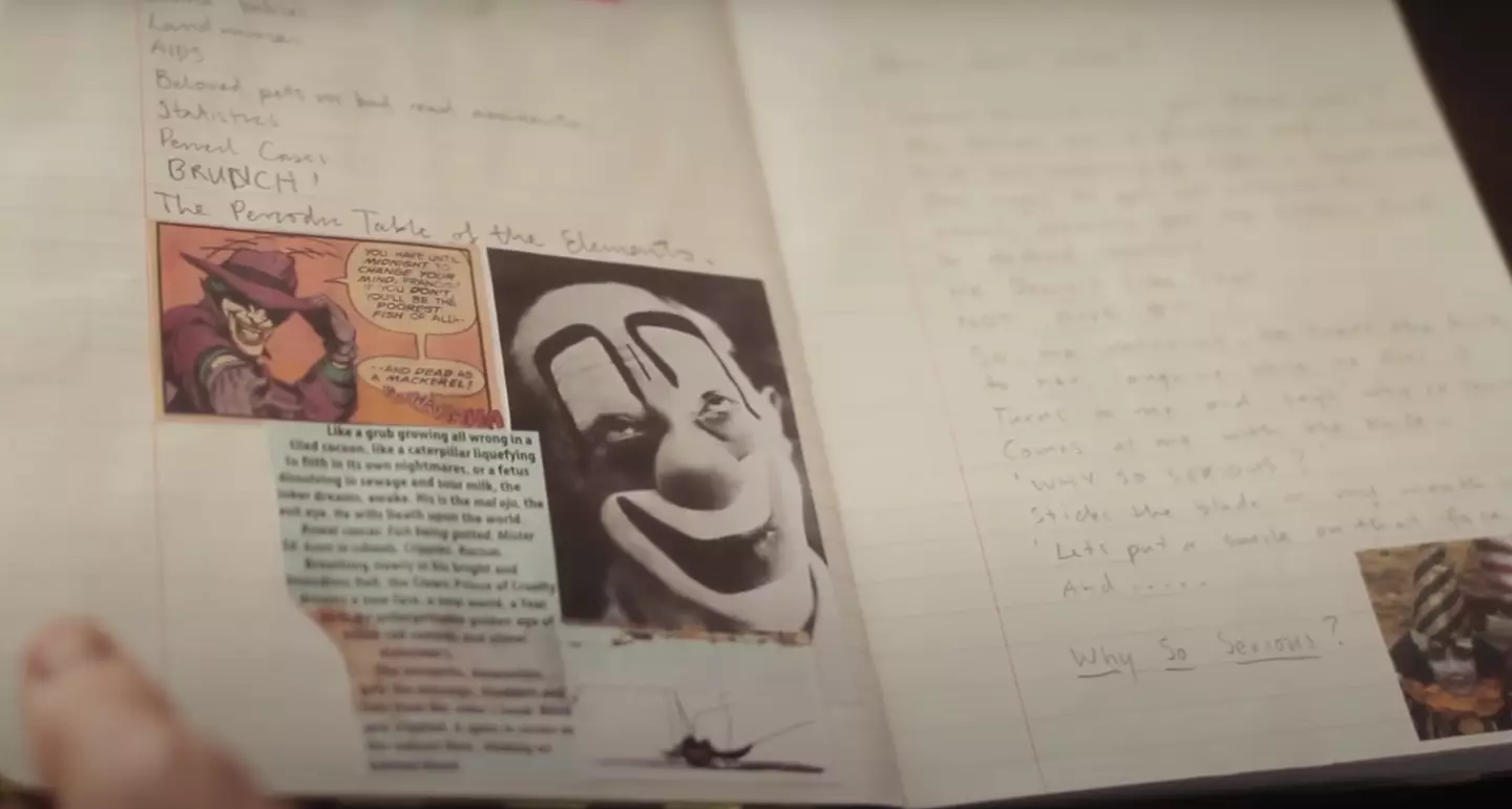 Heath kept a diary while preparing for the role of 'Joker'. (Broadview Pictures)