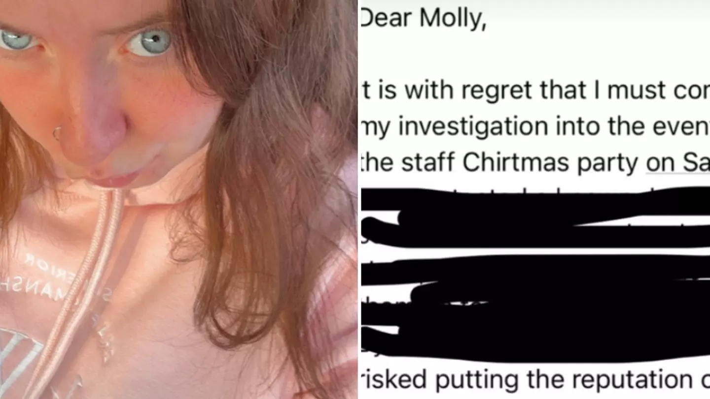 Woman reveals she was ‘sacked’ from job after putting company ‘at risk’ during Christmas party