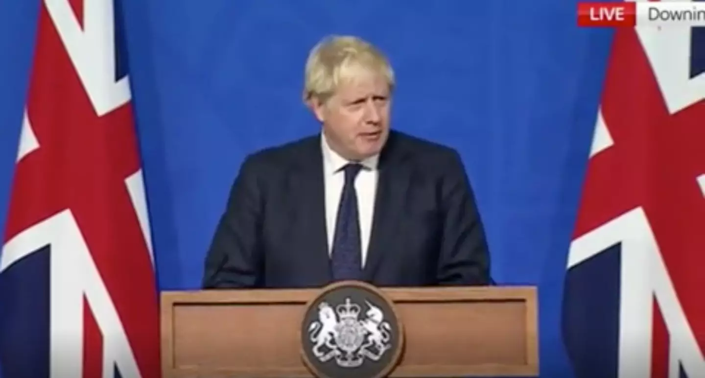 Boris Johnson mentioned Nicki Minaj during a press conference on Tuesday (