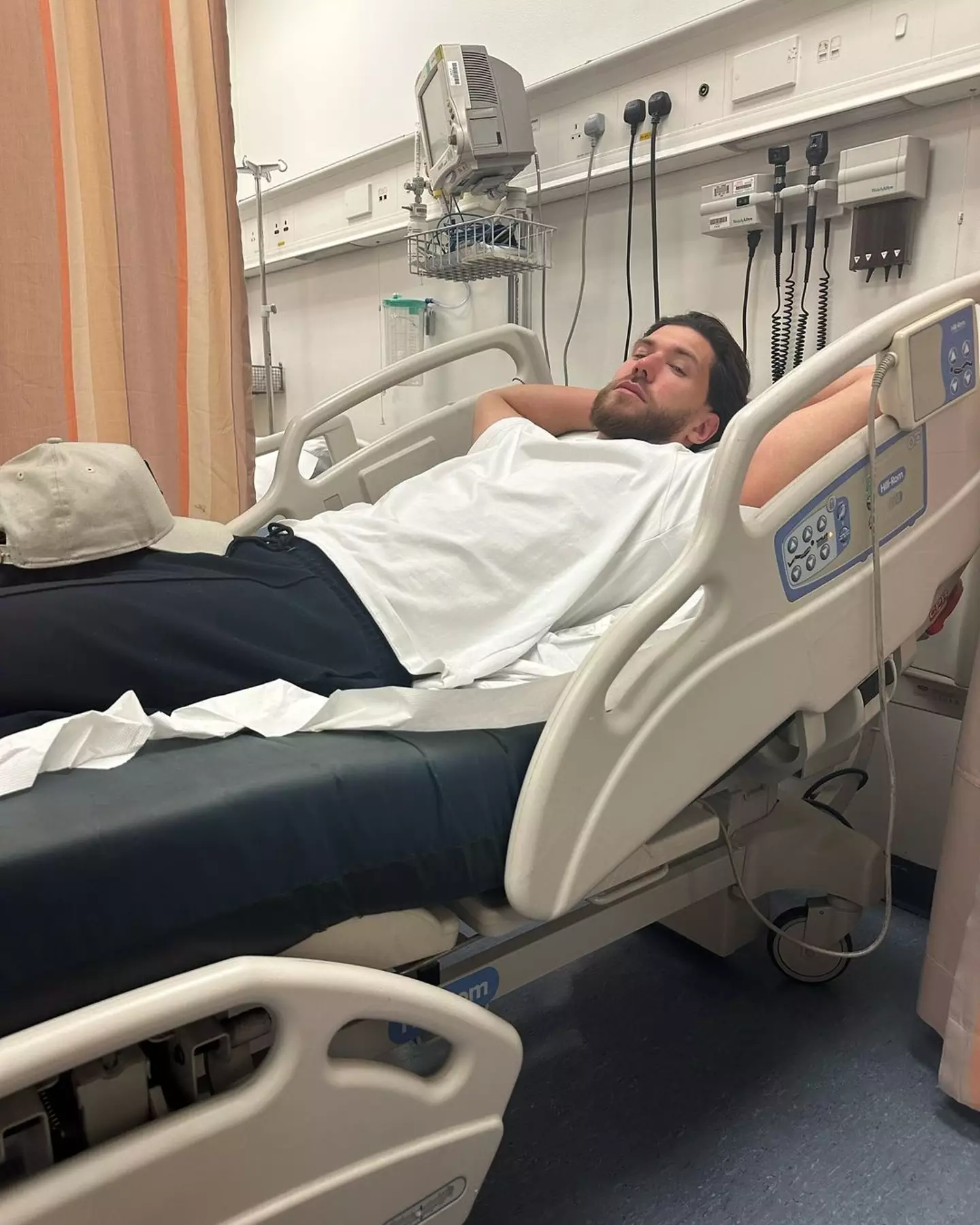 Fowler received further treatment at a Dubai hospital. (Instagram/@_jackfowler_)