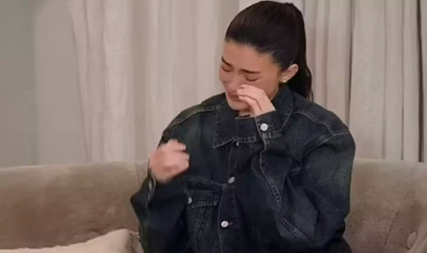 Kylie broke down in tears during the season five trailer. (Hulu/Disney+)