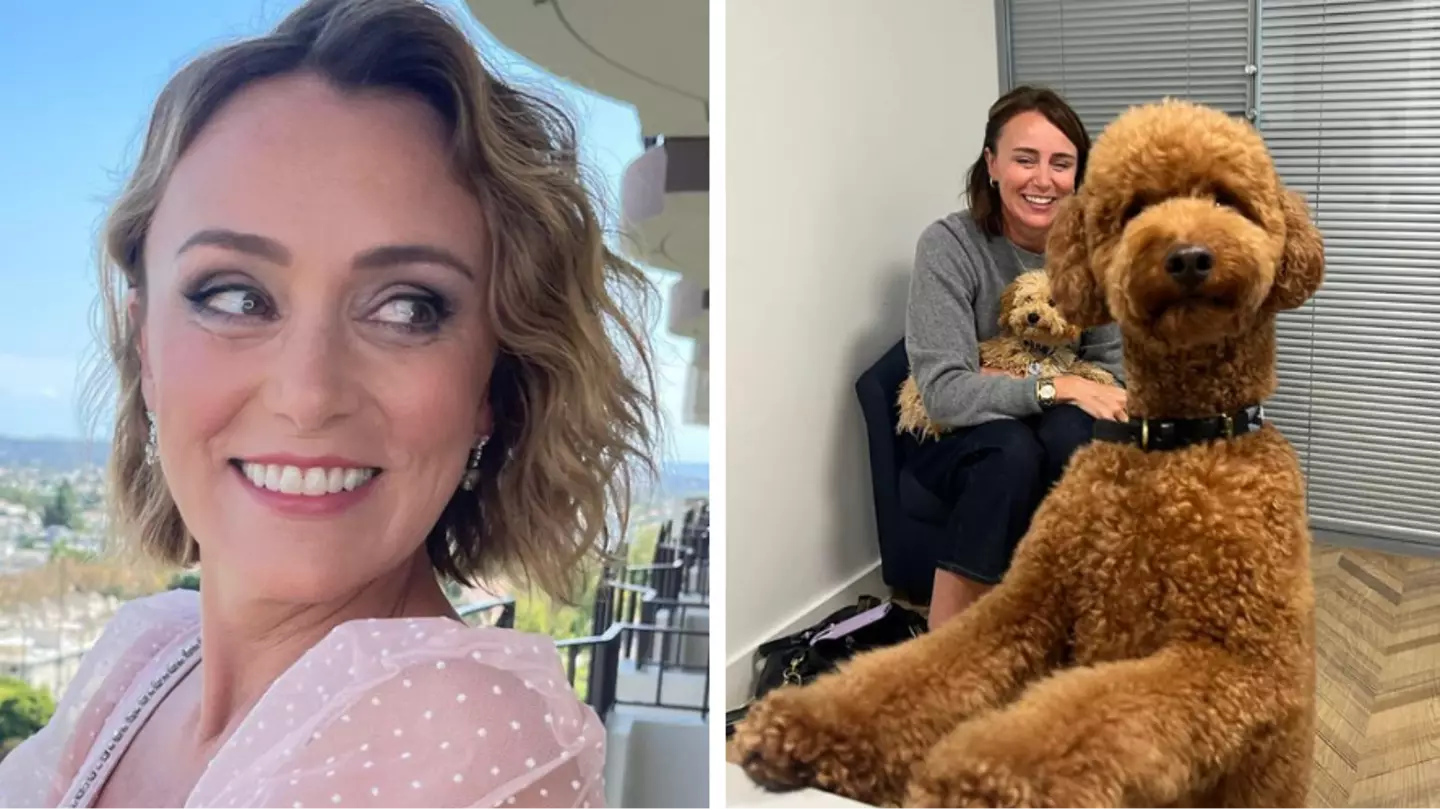 Keeley Hawes shocks fans as she shows off huge dog she shares with famous husband