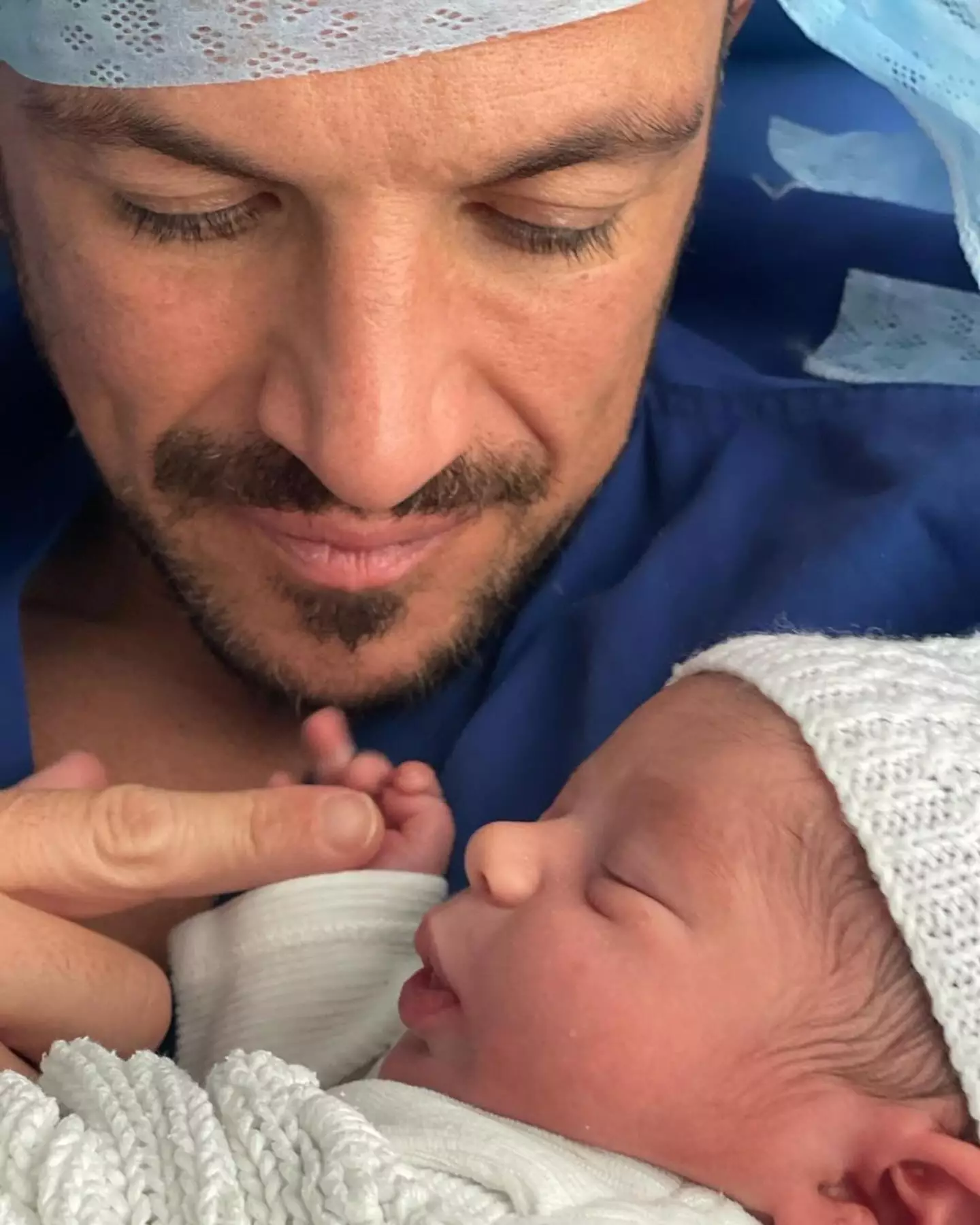 The newest addition was born Tuesday 2nd April 2024. (Instagram/@peterandre)