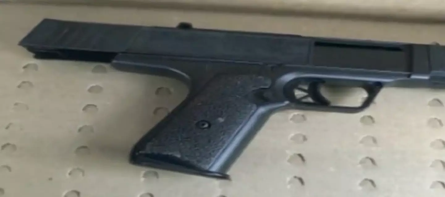 A BB-gun was allegedly recovered from the car.