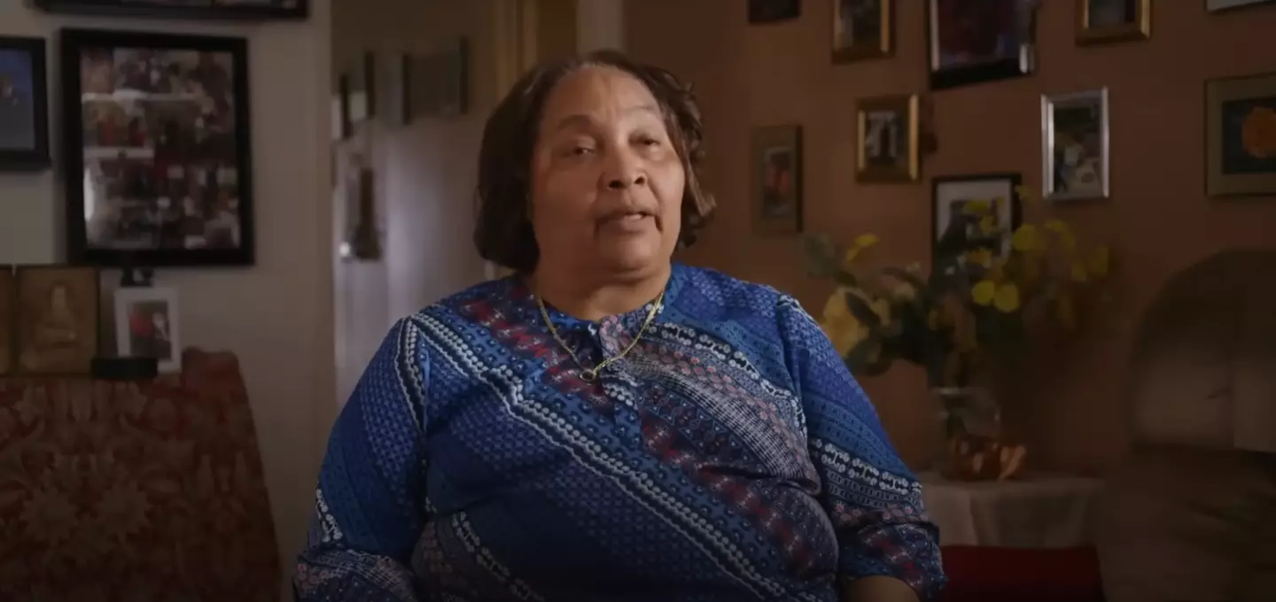 Derrick's mother Daisy also appears in the documentary. (Sky)